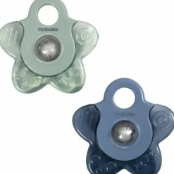 Filibabba Lot de 2 anneaux de dentition étoile bleu