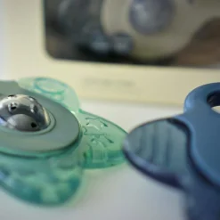 Filibabba Lot de 2 anneaux de dentition étoile bleu