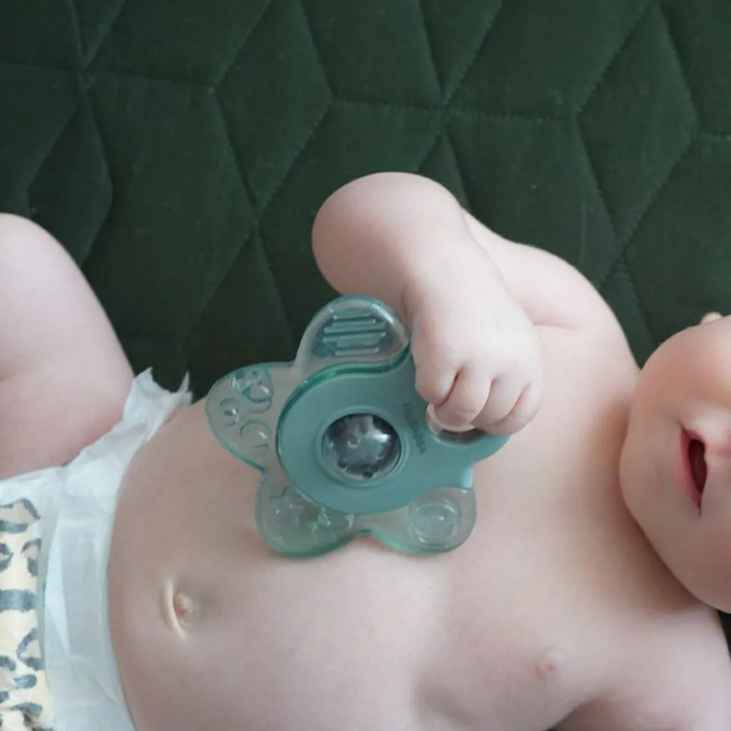 Filibabba Lot de 2 anneaux de dentition étoile bleu