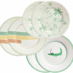 Petit Jour Paris Lot de 6 assiettes à dessert Les Petites Choses