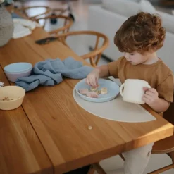 Clearance Lot de 2 assiettes rondes Powder blue Assiette