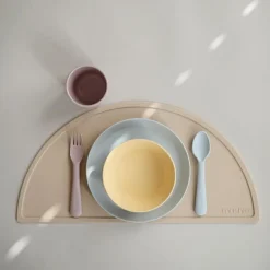 Clearance Lot de 2 assiettes rondes Powder blue Assiette