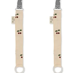 Konges Slojd Lot de 2 attaches sucettes Cherry