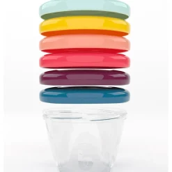 Babymoov Lot de 6 Babybols avec couvercles de couleurs (180 ml)