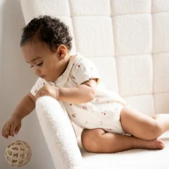 Baby's Only Lot de 2 balles de préhension Vieux Rose-Warm Linen