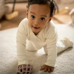 Baby's Only Lot de 2 balles de préhension Vieux Rose-Warm Linen