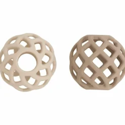 Hot Lot de 2 balles de préhension Clay-Warm Linen Balle / Cube D'Activités