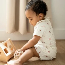 Hot Lot de 2 balles de préhension Clay-Warm Linen Balle / Cube D'Activités