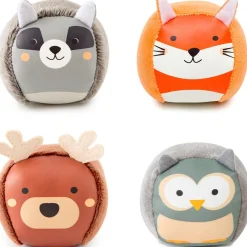 Clearance Lot de 4 balles doudous Forêt Doodballs Balle Souple