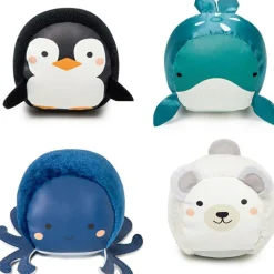 Little Big Friends Lot de 4 balles doudous Océan Doodballs