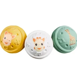 Sophie la girafe Lot de 3 balles musicales - Ouïe