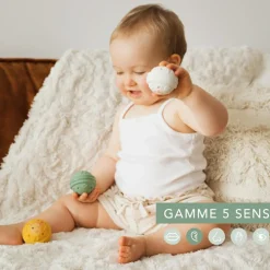 Sophie la girafe Lot de 3 balles musicales - Ouïe