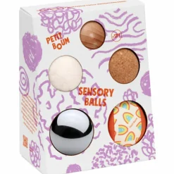 Petit Boum Lot de 5 balles sensorielles