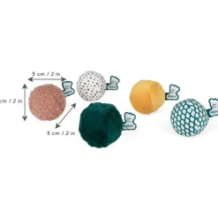 Kaloo Lot de 5 balles sensorielles Stimuli