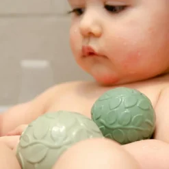 Natruba Lot de 2 balles sensorielles vertes