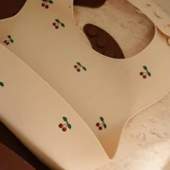 Konges Slojd Lot de 2 bavoirs à poche Cherry