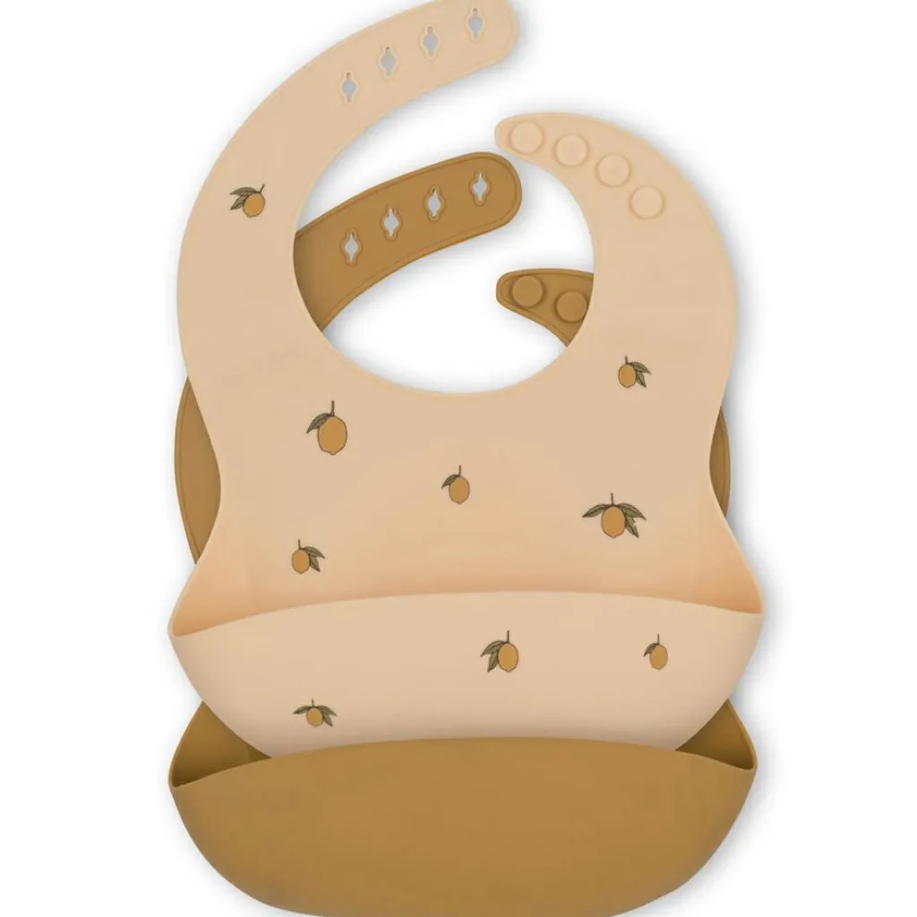 Sale Lot de 2 bavoirs à poche Lemon Bavoirs