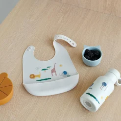 Liewood Lot de 2 bavoirs à poche Tilda safari