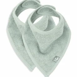 Outlet Lot de 2 bavoirs bandana Ash Green Bavoirs