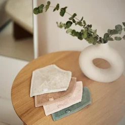 Outlet Lot de 2 bavoirs bandana Ash Green Bavoirs