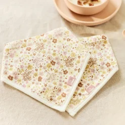 Jollein Lot de 2 bavoirs bandana Flower Fairies