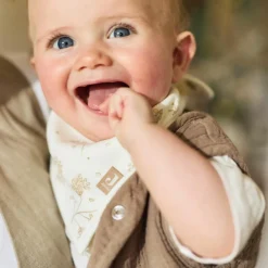 Jollein Lot de 2 bavoirs bandana Leafy Dreams