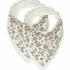 Jollein Lot de 2 bavoirs bandana Retro Flowers