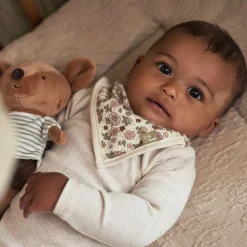 Jollein Lot de 2 bavoirs bandana Retro Flowers