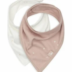 Jollein Lot de 2 bavoirs bandana Twinkling Wild Rose