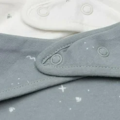 Best Lot de 2 bavoirs bandana Twinkling Sea Green Bavoirs