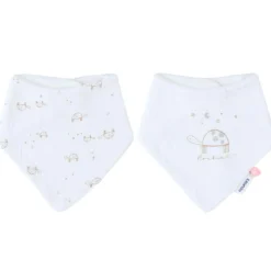 Hot Lot de 2 bavoirs bandanas Mix & Match tortue Bavoirs