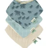 Best Lot de 3 bavoirs bandanas Enchanting Elephant Bavoirs