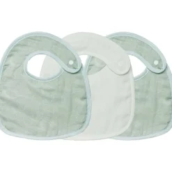 Trois Kilos Sept Lot de 3 bavoirs de naissance Au large de Nova