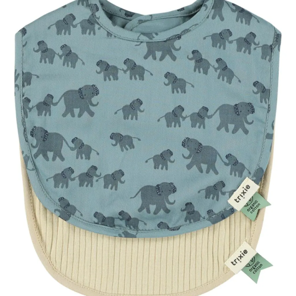 Best Lot de 2 bavoirs de naissance Enchanting Elephant Bavoirs