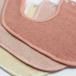 Best Lot de 6 bavoirs de naissance Nid d'abeille Rose Bavoirs