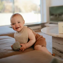 Discount Lot de 2 bavoirs en mousseline Roman Green-Fog Bavoirs