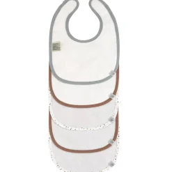 Lässig Lot de 5 bavoirs en éponge Tiny Farmer Mouton bleu