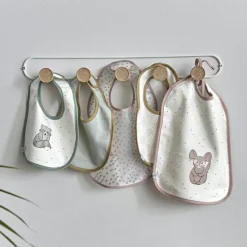 Discount Lot de 5 bavoirs en éponge à velcro About Friends raton laveur Bavoirs