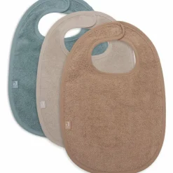 Outlet Lot de 3 bavoirs en éponge Sea Green-Nougat-Biscuit Bavoirs