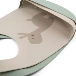 Done by Deer Lot de 2 bavoirs en silicone Lalee Sable et Vert