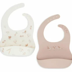 Hot Lot de 2 bavoirs en silicone Lovely Birds Bavoirs