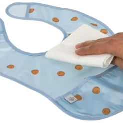 Discount Lot de 2 bavoirs Happy Rascals Smile bleu ciel Bavoirs