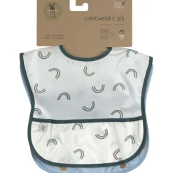 Discount Lot de 2 bavoirs Happy Rascals Smile bleu ciel Bavoirs