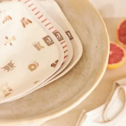 Jollein Lot de 5 bavoirs imperméables Animal Friends