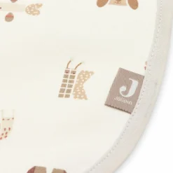 Jollein Lot de 5 bavoirs imperméables Animal Friends