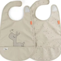 Online Lot de 2 bavoirs imperméables à velcro Lalee Sable Bavoirs