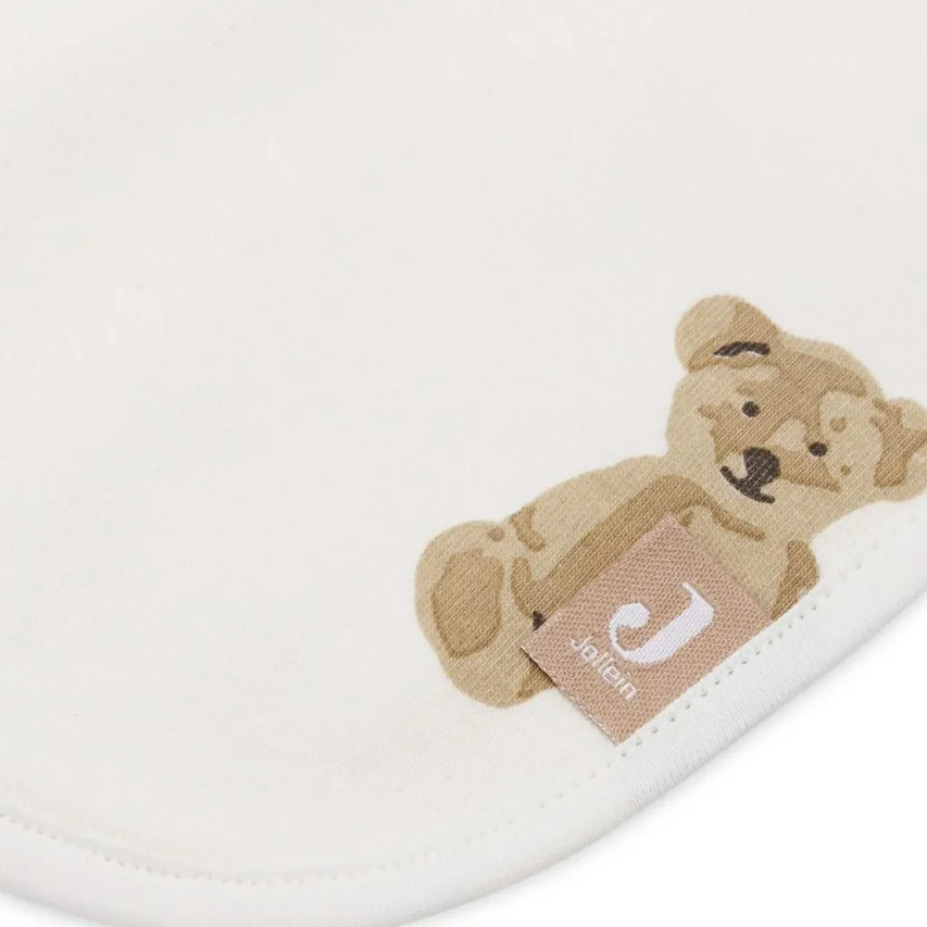 Jollein Lot de 5 bavoirs imperméables Teddy Bear