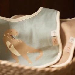 Jollein Lot de 5 bavoirs imperméables Roarsome