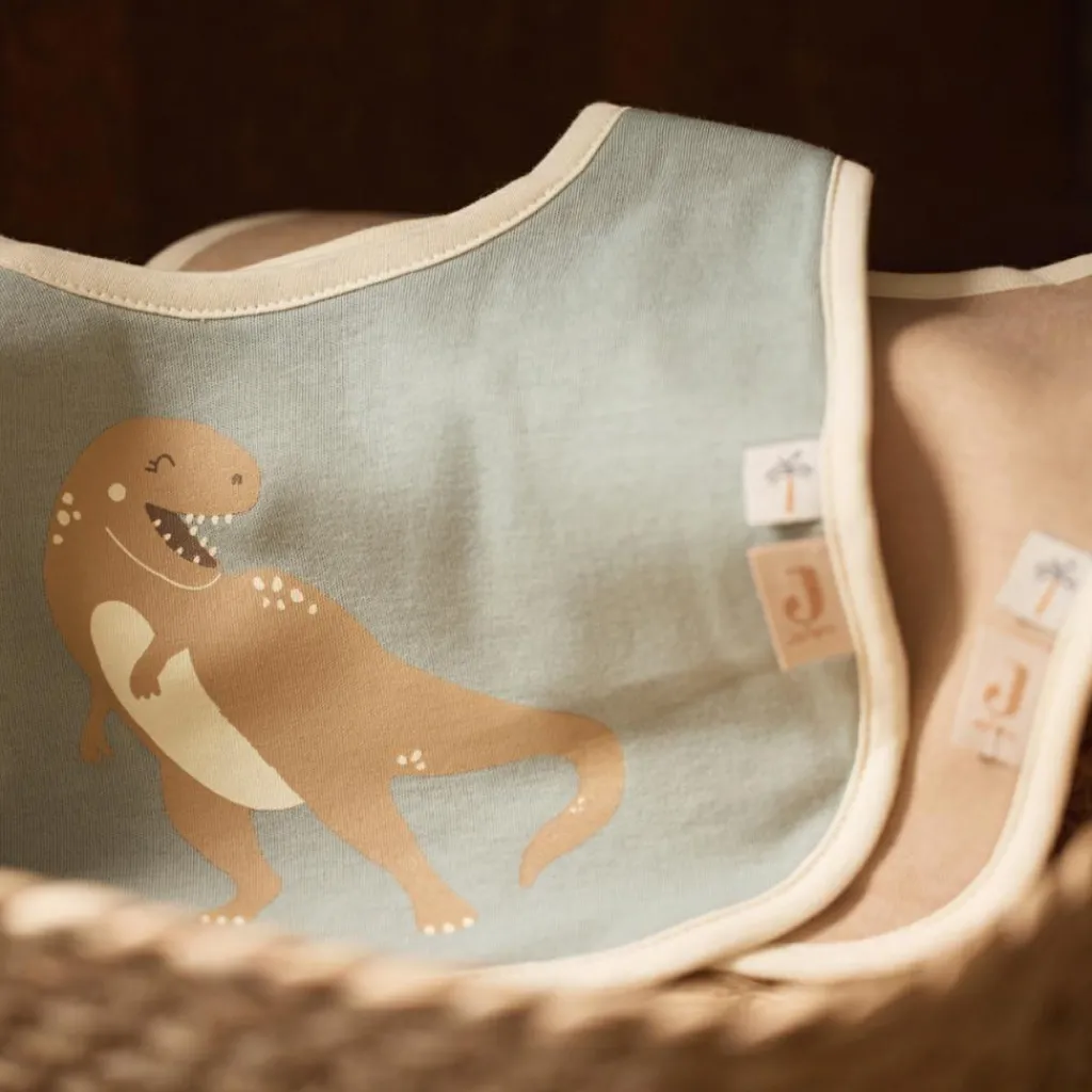 Jollein Lot de 5 bavoirs imperméables Roarsome