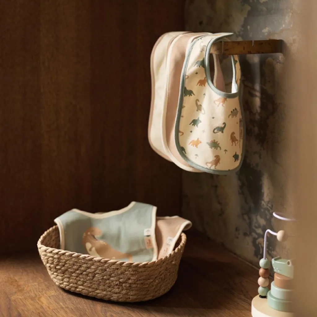 Jollein Lot de 5 bavoirs imperméables Roarsome